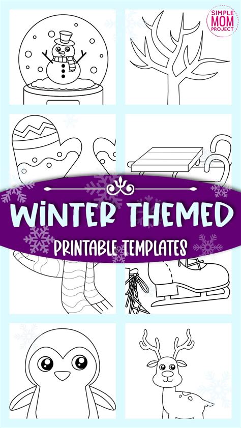 Winter Templates Printable